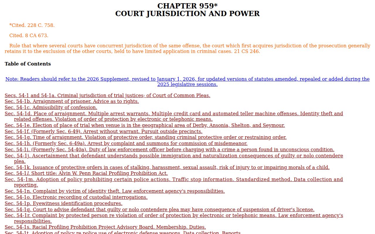 Connecticut bench warrant statute for Hamden warrant process